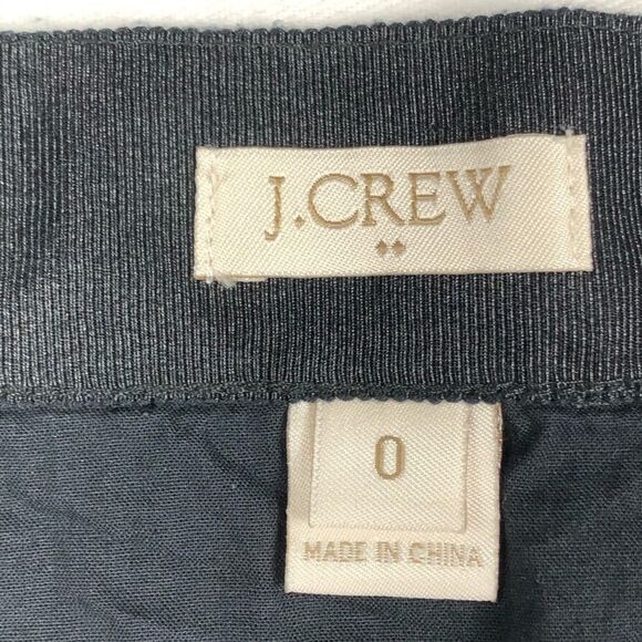 J. Crew Factory scalloped lace mini skirt, black, size 0, style 02669 - Picture 5 of 7